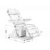 Beauty Bed AZZURRO 891 (3-motors), White